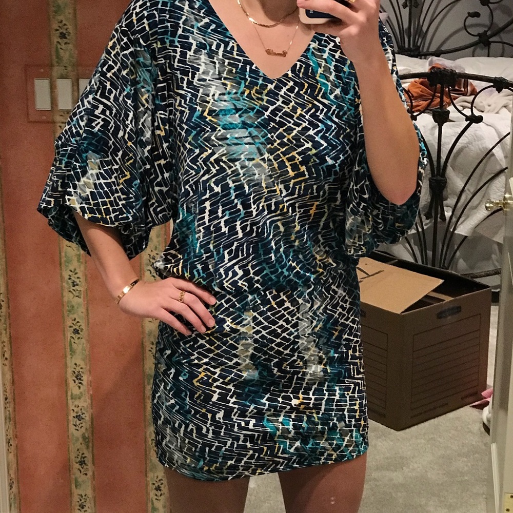 Laundry Print Dress